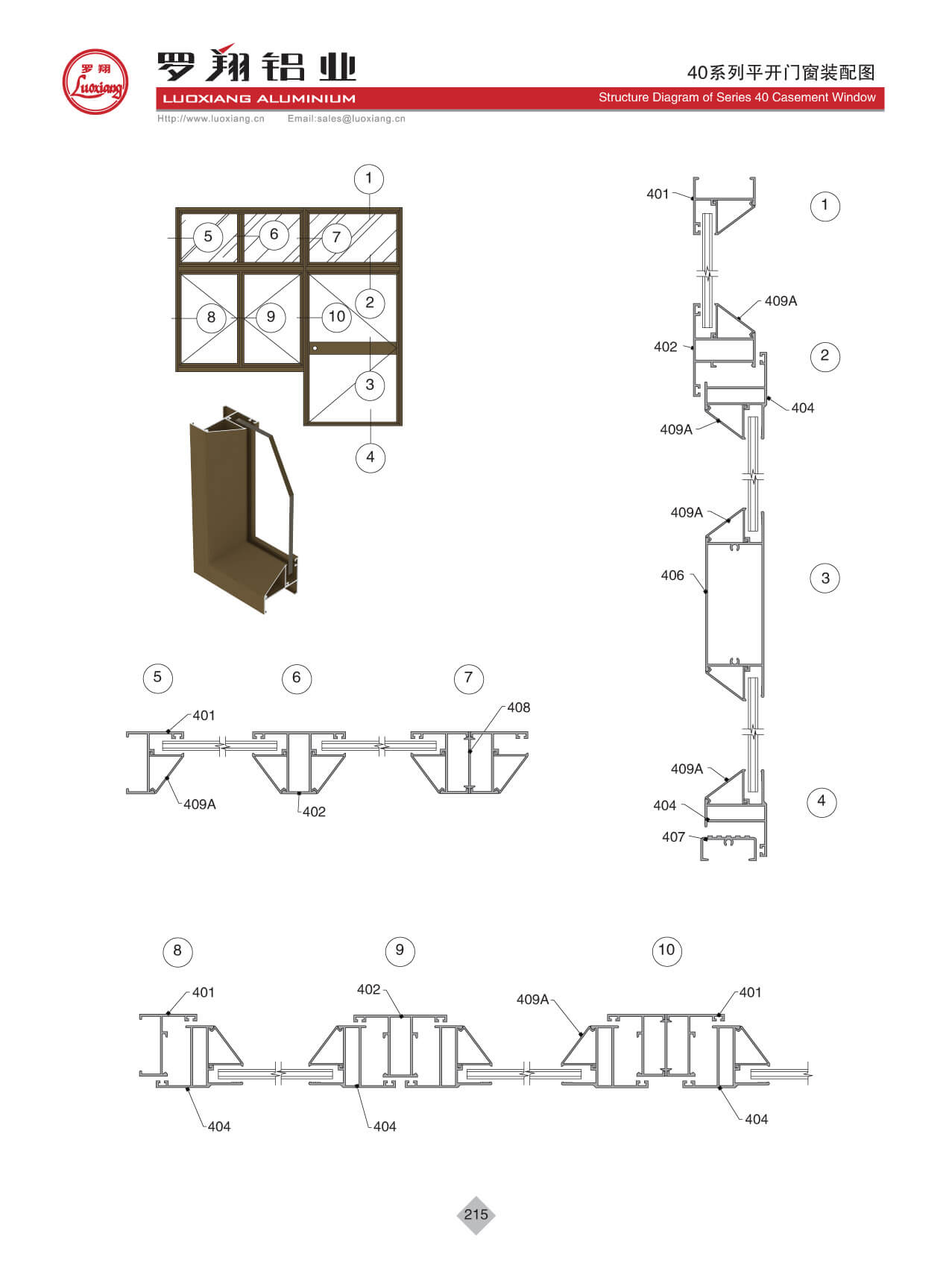 40系列平開(kāi)窗